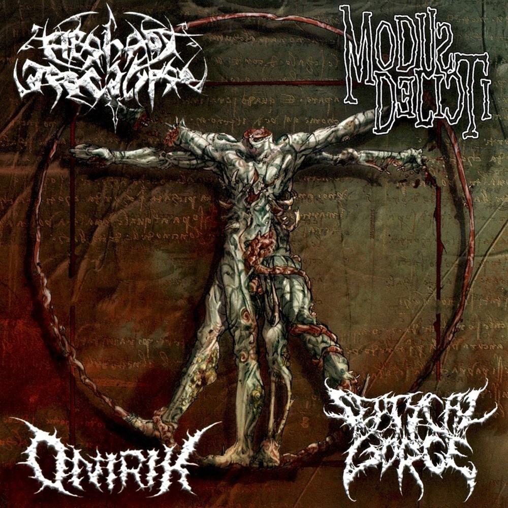 Fleshgod Apocalypse / Modus Delicti / Onirik / Septycal Gorge - Da Vinci Death Code (2008) Cover