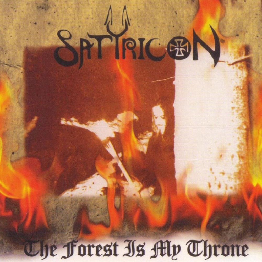 Satyricon / Enslaved - The Forest Is My Throne / Yggdrasill (1995) Cover
