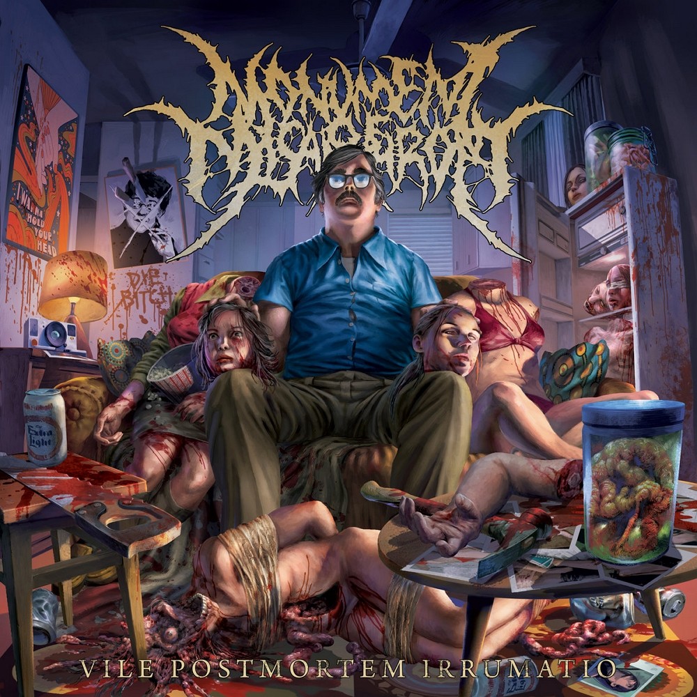 Monument of Misanthropy - Vile Postmortem Irrumatio (2024) Cover